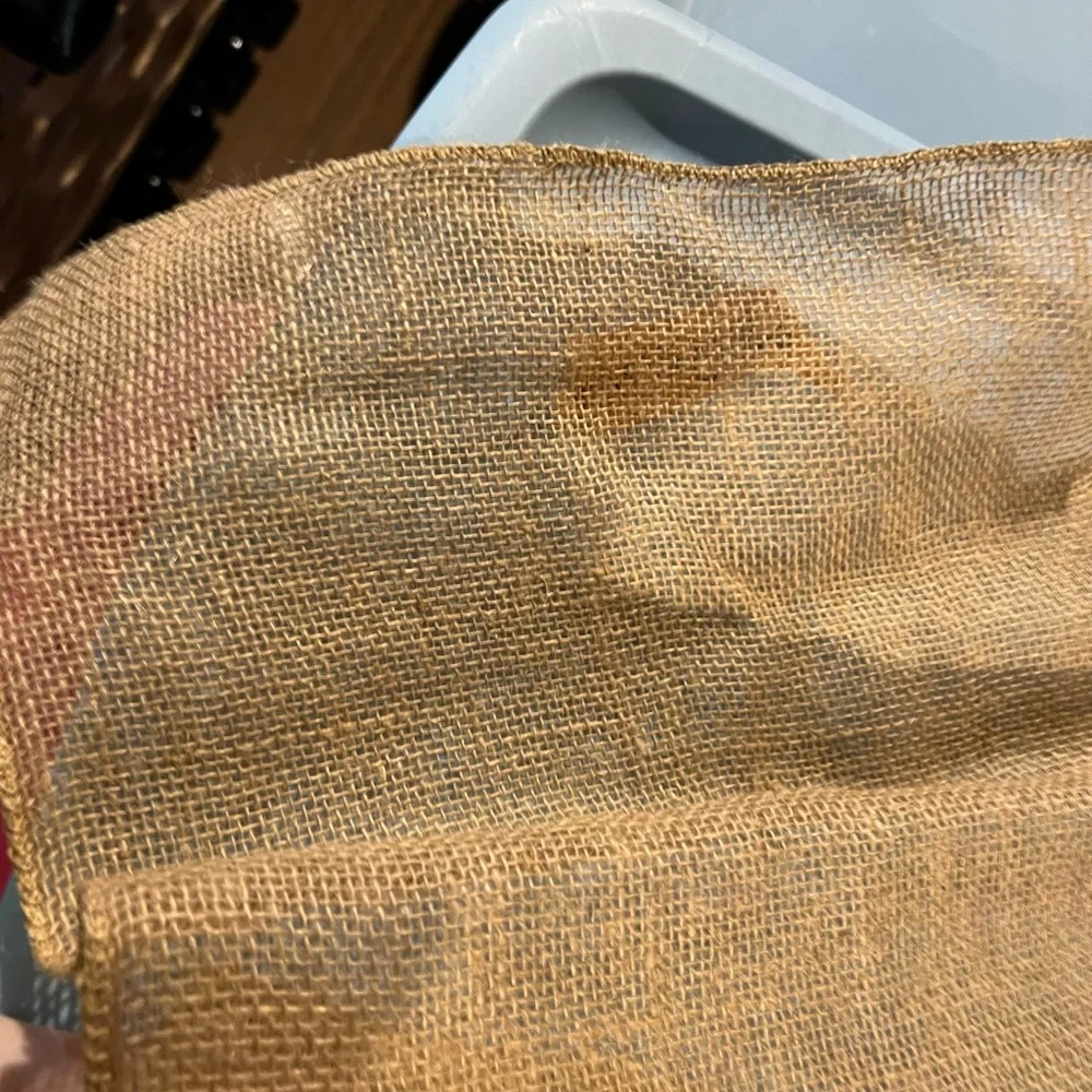 Natural Burlap table runner
